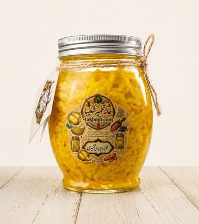 کلم زردچوبه ای تخمیری